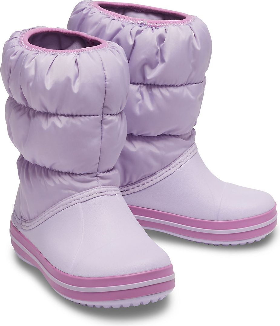 Crocs levandulové dívčí sněhule Winter Puff Boot Lavender - 33/34 - obrázek 2