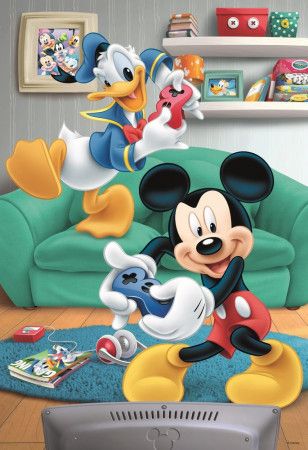 TREFL Puzzle Mickey a Donald 100 dílků - obrázek 1