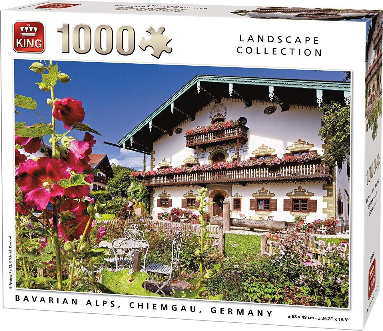KING Puzzle Chiemgau, Bavorsko 1000 dílků - obrázek 1