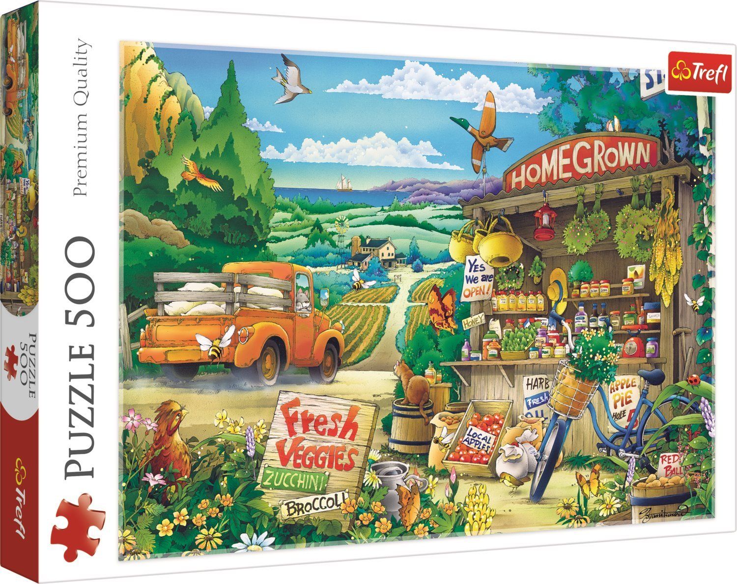 TREFL Puzzle Ráno na venkově 500 dílků - obrázek 2