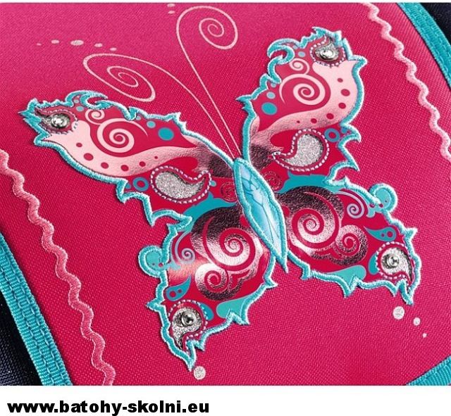 Školní aktovka Hama 5 dílný set Step by Step Motýl vítez DTest - Doprava Zdarma - obrázek 2