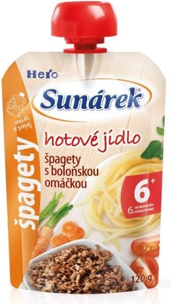 Sunárek hj špagety s boloňskou omáčkou 120g - obrázek 1