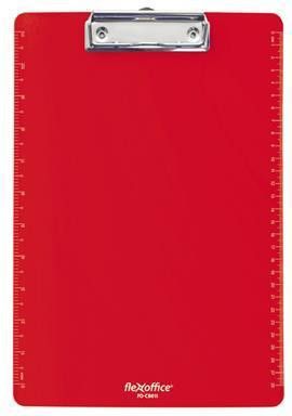 Psací podložka "FO-CB011", červená, plast, A4, FLEXOFFICE - obrázek 1