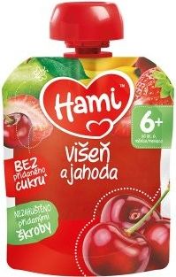 Hami příkrm OK višeň a jahoda 90g - obrázek 1