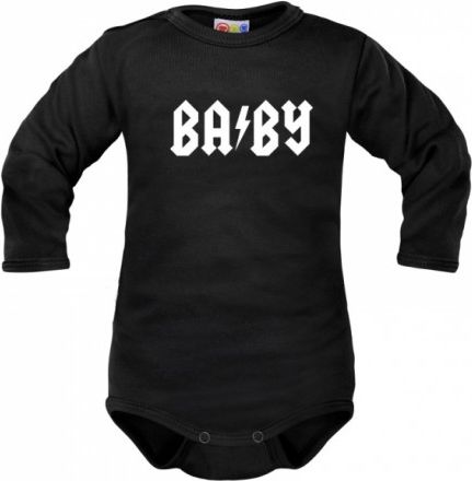 Body dlouhý rukáv Dejna Baby - černé, Velikost koj. oblečení 80 (9-12m) - obrázek 1