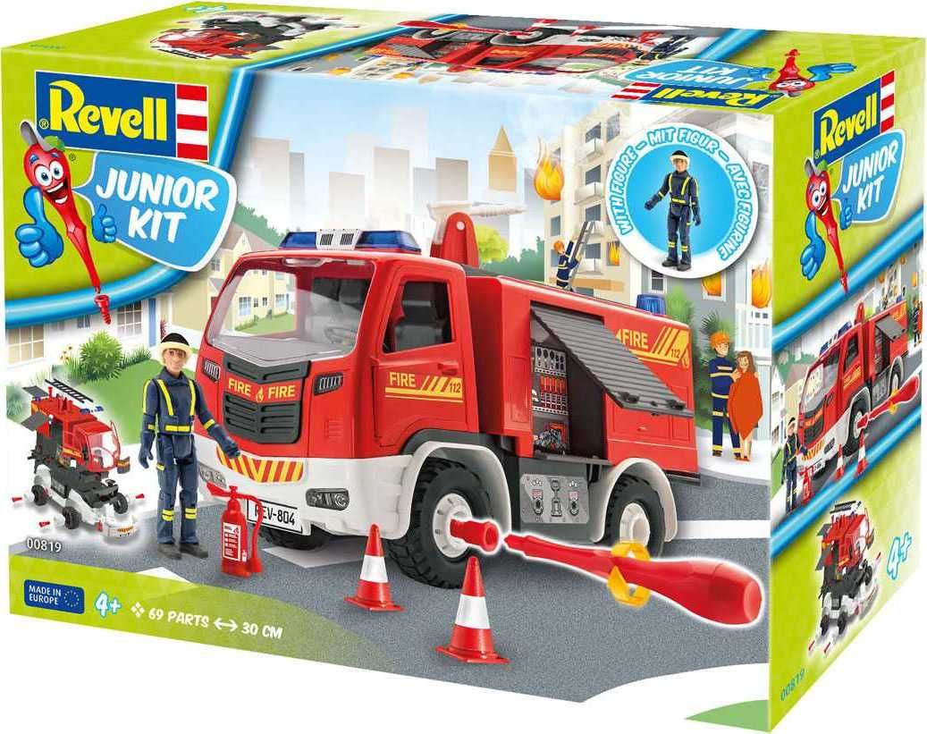 REVELL Junior Kit auto 00819 - Firetruck with figure (1:20) - obrázek 2