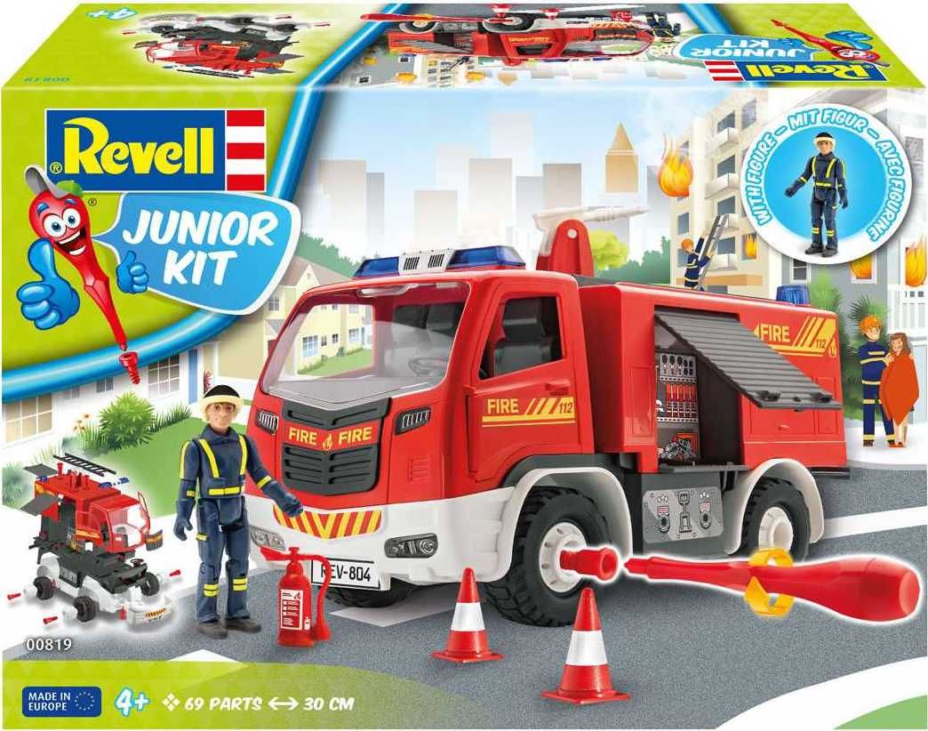 REVELL Junior Kit auto 00819 - Firetruck with figure (1:20) - obrázek 3