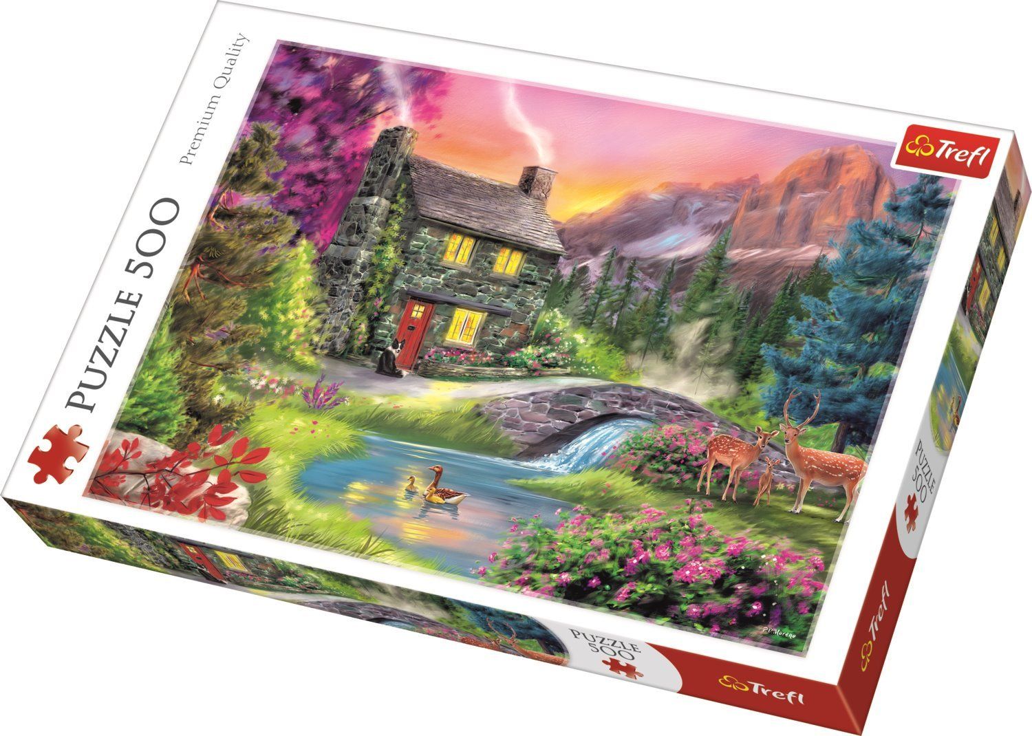 TREFL Puzzle Horská idylka 500 dílků - obrázek 2