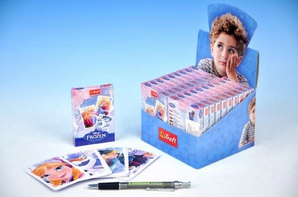 Trefl Černý Petr Ledové království/Frozen společenská hra - karty v papírové krabičce 6x9cm - obrázek 1