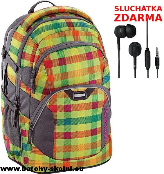 Školní batoh Coocazoo JobJobber Hip To Be Square Green - Doprava Zdarma - obrázek 1