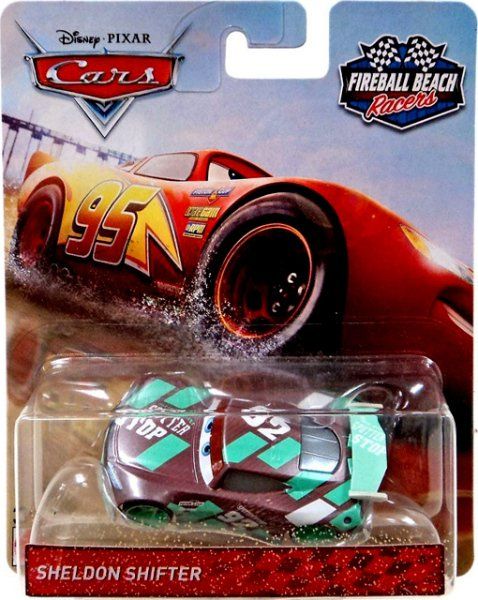 CARS 3 (Auta 3) - Sheldon Shifter Nr. 92 Fireball Beach - obrázek 1