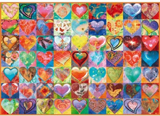 SCHMIDT Puzzle Srdce k srdci 1000 dílků - obrázek 1