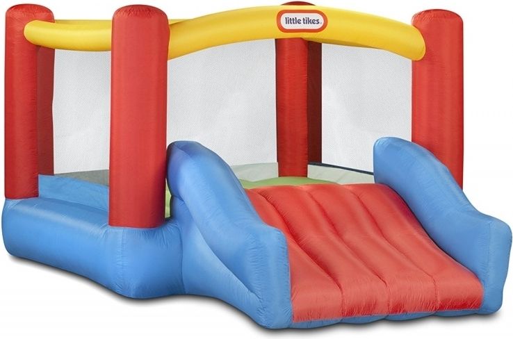 LEKER Nafukovací dětské hřiště se skluzavkou - Jr. Jump'n Slide - obrázek 2