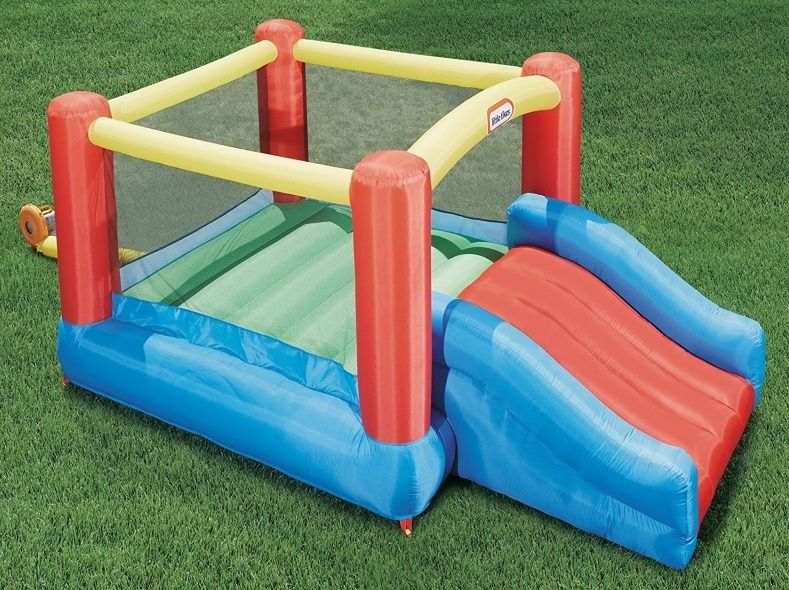 LEKER Nafukovací dětské hřiště se skluzavkou - Jr. Jump'n Slide - obrázek 5