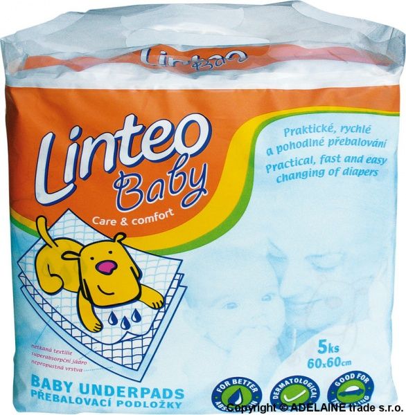 Linteo Baby Přebalovací podložky LINTEO BABY - 5ks - obrázek 1