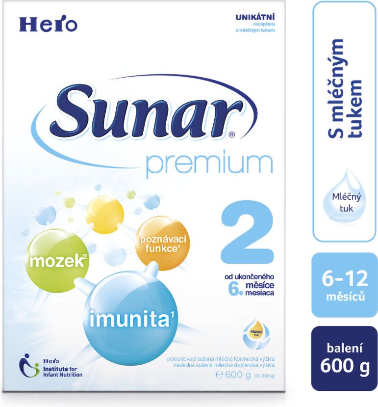 HERO CZECH Sunar premium 2 600g (nový) - balení 6 ks - obrázek 1