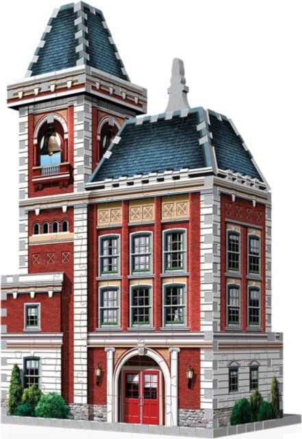 WREBBIT 3D puzzle Urbania: Hasičská stanice 285 dílků - obrázek 2