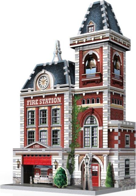 WREBBIT 3D puzzle Urbania: Hasičská stanice 285 dílků - obrázek 3