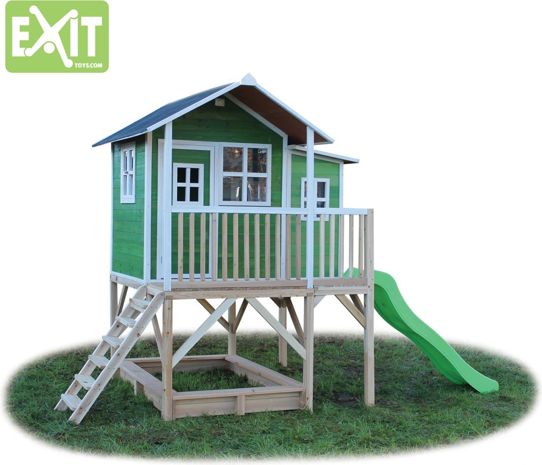 Zahradní cedrový domeček Exit Loft 550 Zelený - obrázek 2