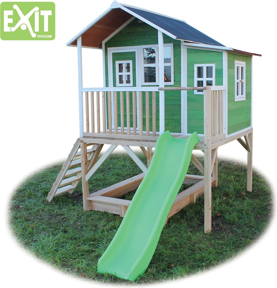 Zahradní cedrový domeček Exit Loft 550 Zelený - obrázek 3