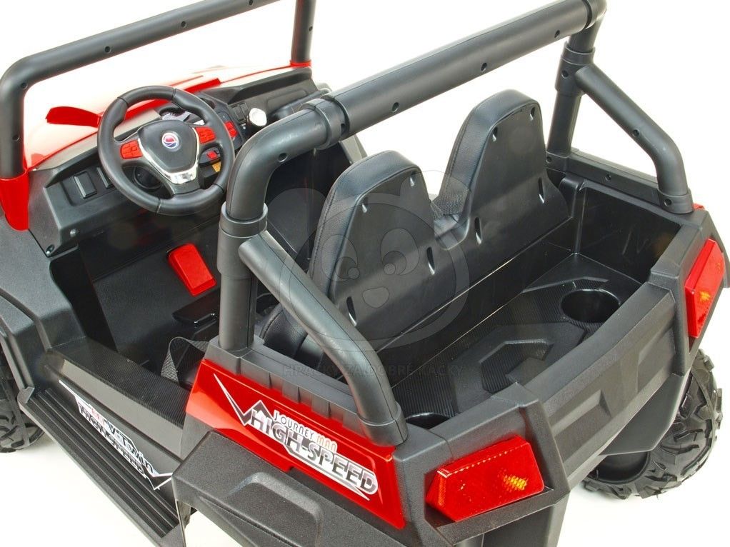 Elektrická bugina dvoumístná V-Twin 4x4 - růžová - obrázek 6