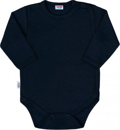 Kojenecké celorozepínací body New Baby Classic II tmavě modré, Modrá, 56 (0-3m) - obrázek 1