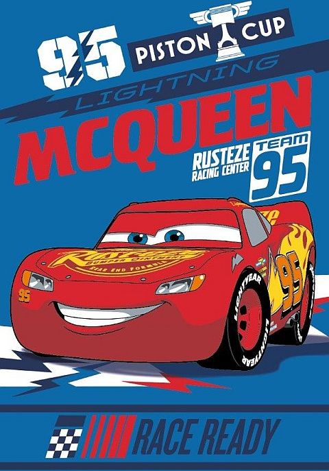 DETEXPOL Ručník Cars McQueen Bavlna Froté 50/30 cm - obrázek 1