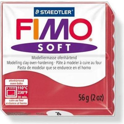 FIMO® soft 8020 56g tmavě červená - obrázek 1