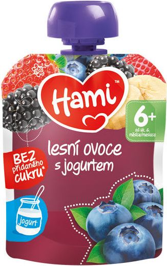 Hami příkrm OK Lesní ovoce s jogurtem 90g - obrázek 1