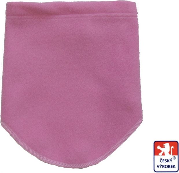 Kojenecký/dětský šátkošálek Dětský svět fleece, růžový - obrázek 1