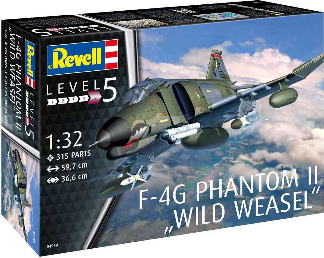 REVELL Plastic ModelKit letadlo 04959 - F-4G Phantom II Wild Weasel (1:32) - obrázek 1