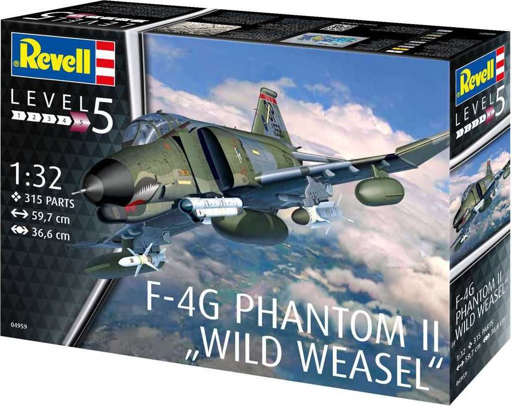 REVELL Plastic ModelKit letadlo 04959 - F-4G Phantom II Wild Weasel (1:32) - obrázek 2