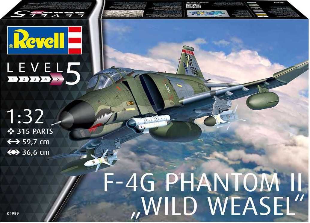 REVELL Plastic ModelKit letadlo 04959 - F-4G Phantom II Wild Weasel (1:32) - obrázek 3
