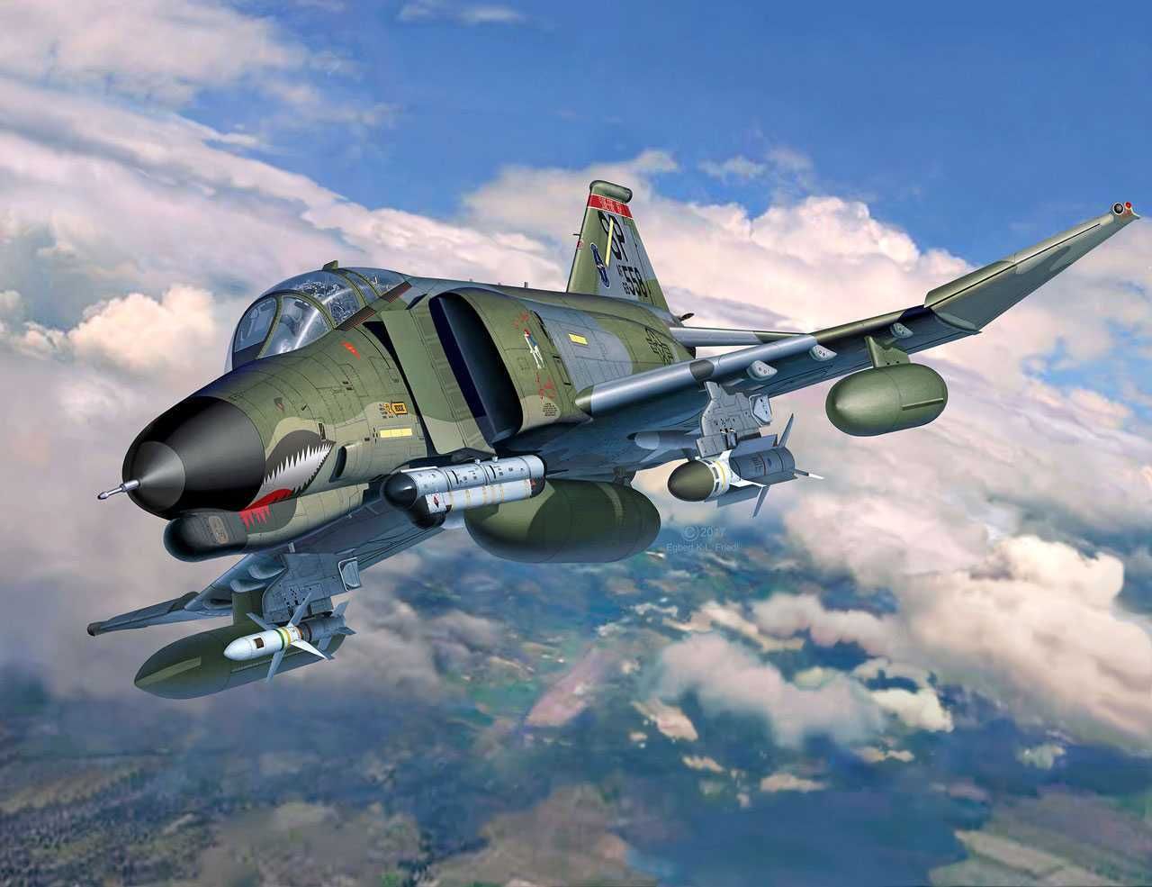 REVELL Plastic ModelKit letadlo 04959 - F-4G Phantom II Wild Weasel (1:32) - obrázek 10