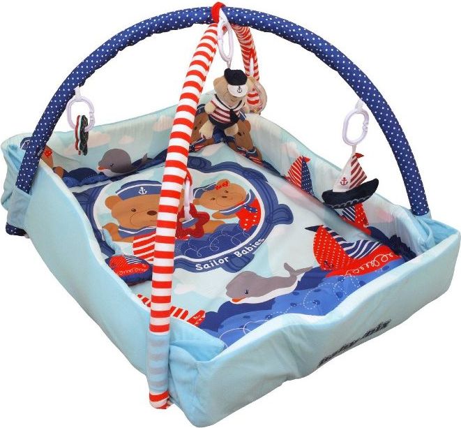 Hrací deka Baby Mix medvídek námořník Dle obrázku - obrázek 1