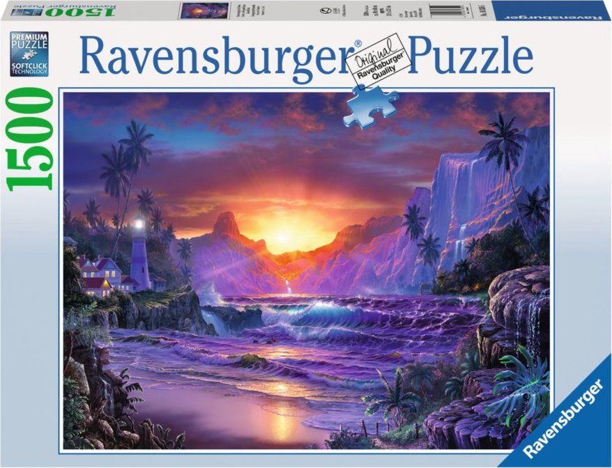 RAVENSBURGER Puzzle Východ slunce v ráji 1500 dílků - obrázek 2