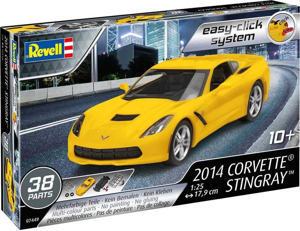 REVELL EasyClick auto 07449 - 2014 Corvette Stingray (1:25) - obrázek 1