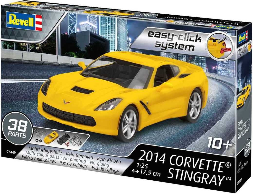 REVELL EasyClick auto 07449 - 2014 Corvette Stingray (1:25) - obrázek 2