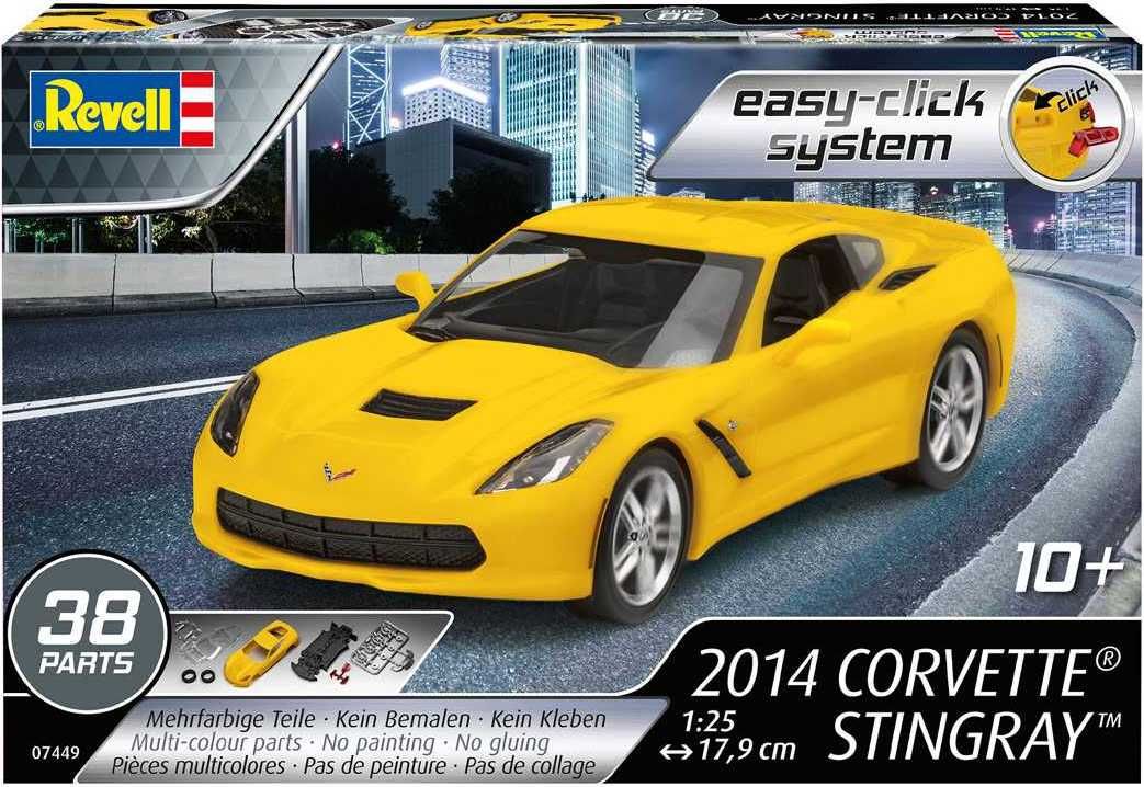 REVELL EasyClick auto 07449 - 2014 Corvette Stingray (1:25) - obrázek 3