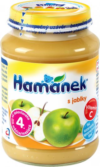 Hamánek kojenecká výživa s jablky 190g - obrázek 1