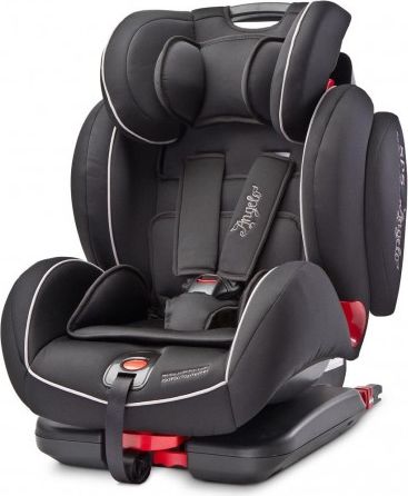 Autosedačka CARETERO AngeloFix 2018 black, Černá - obrázek 1