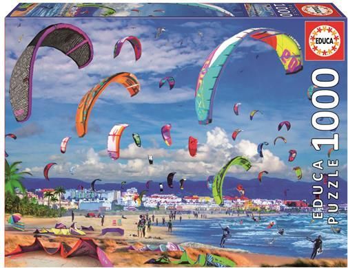 EDUCA Puzzle Kitesurfing 1000 dílků - obrázek 1