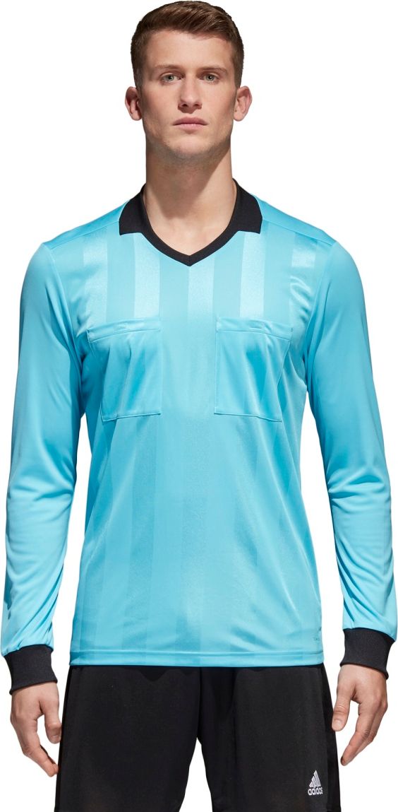 adidas Ref18 Jsy Ls modrá S - obrázek 3