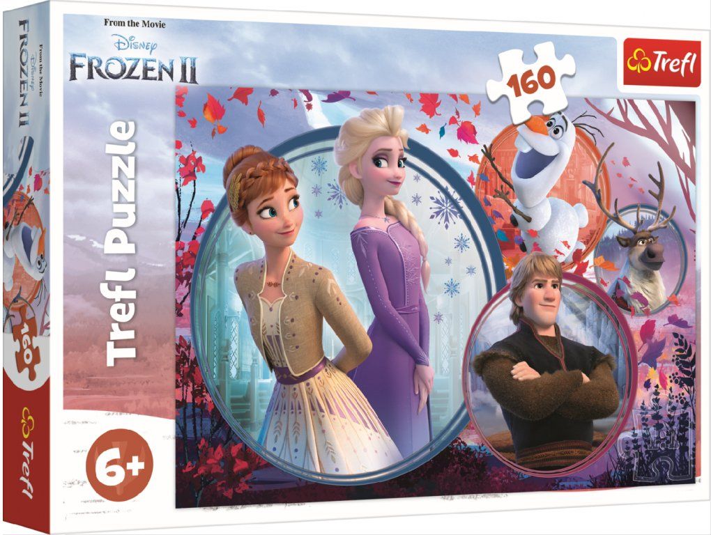 TREFL Puzzle Ledové království 2: Sesterské dobrodružství 160 dílků - obrázek 1