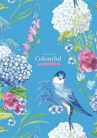 Poznámkový sešit "Colourful", linkovaný, mix, A4, 80 listů, SHKOLYARYK - obrázek 1