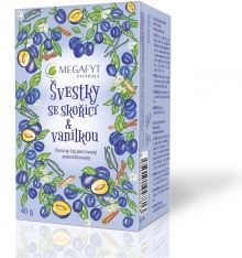 Megafyt Švestky se skořicí & vanilkou ovocný čaj porcovaný 20x2 g - obrázek 1