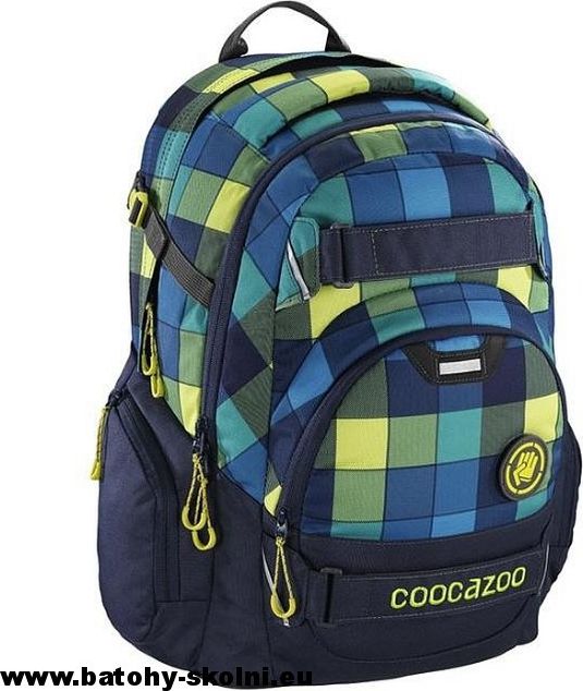 Studentský školní batoh Coocazoo CarryLarry2 Lime District - Doprava Zdarma - obrázek 2
