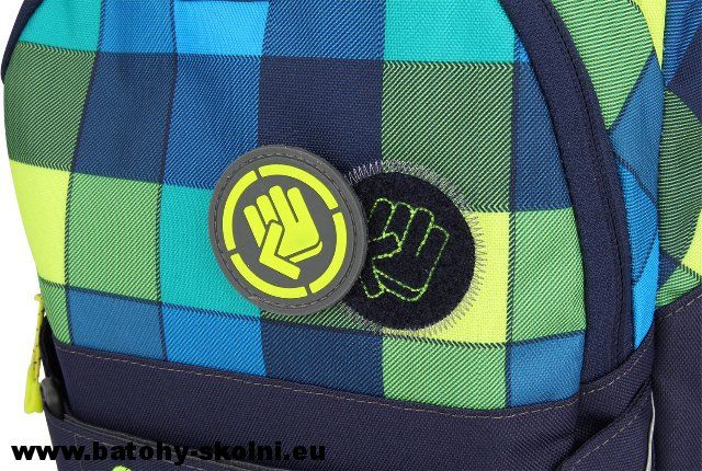Studentský školní batoh Coocazoo CarryLarry2 Lime District - Doprava Zdarma - obrázek 10