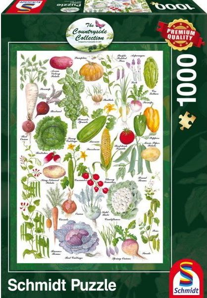 SCHMIDT Puzzle Countryside Collection: Zelenina 1000 dílků - obrázek 2