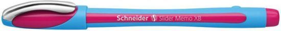 Kuličkové pero "Slider Memo", růžová, 0,7mm, s uzávěrem, SCHNEIDER - obrázek 1